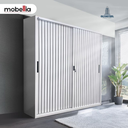 Lemari Besi Sliding 2 Pintu Modern Minimalis - OSWS FREYA